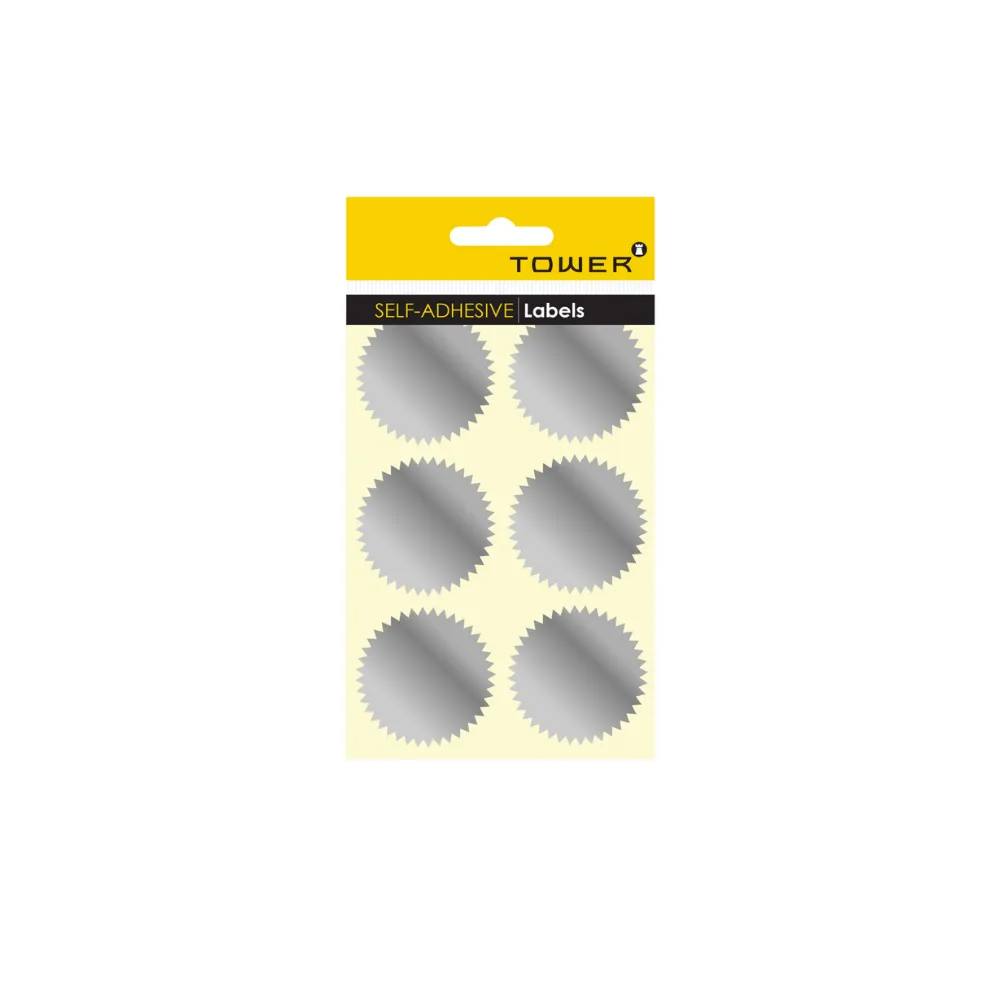 Label Notorial Seal Silver N50 - Tower 