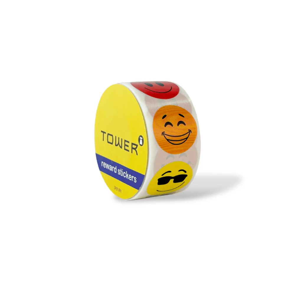 Label Faces Asst 200 Stickers - Tower