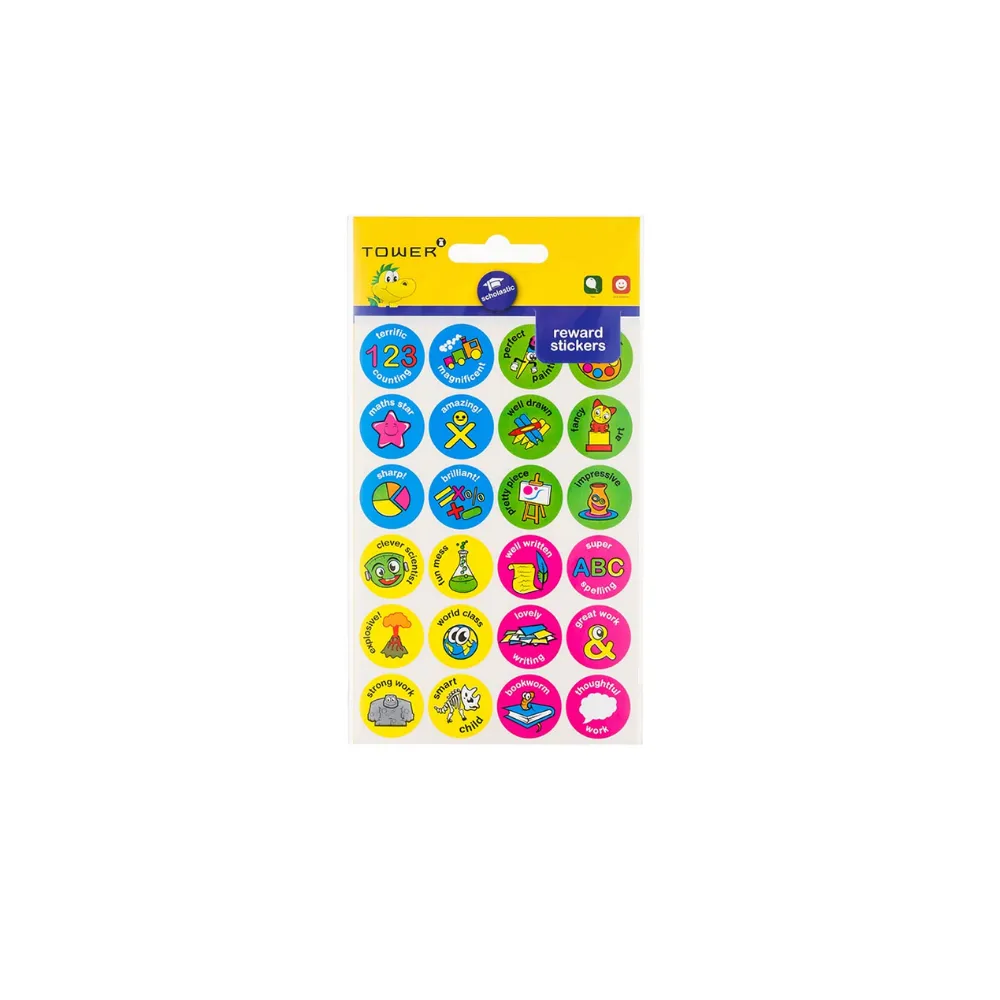 [6002866030294] Label Stickers Teachers Range Subject 72`s - Tower