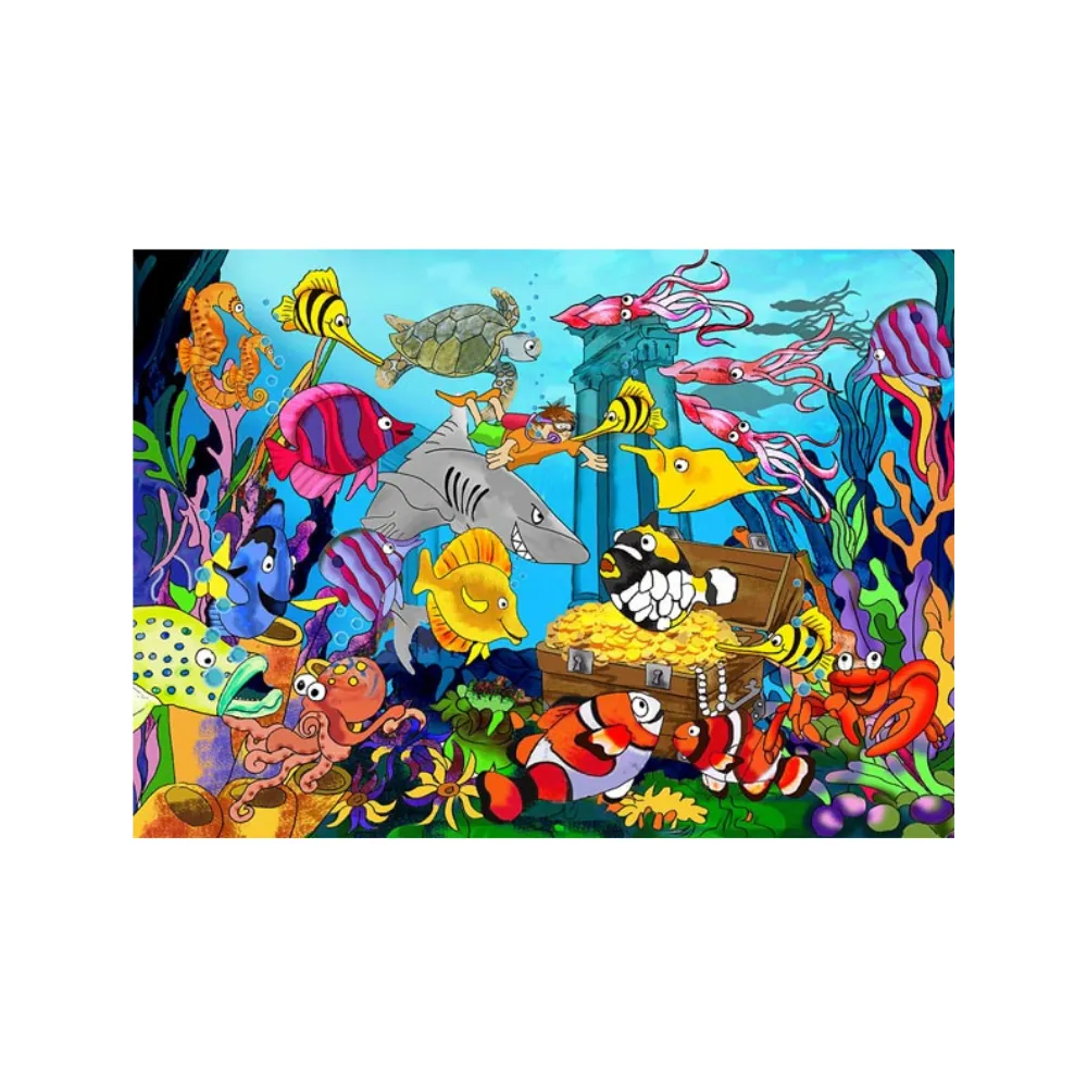 [6002931009590] Puzzle 24pc Underwater - Interstat