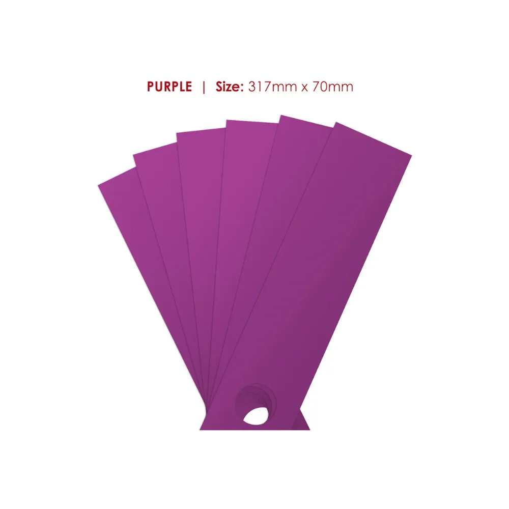 [6006624003230] Label Lever Arch Purple - Tower