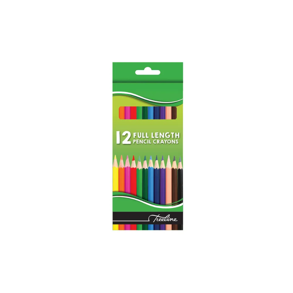 [6007652000512] Pencil Colouring 12`s Full Length - Treeline