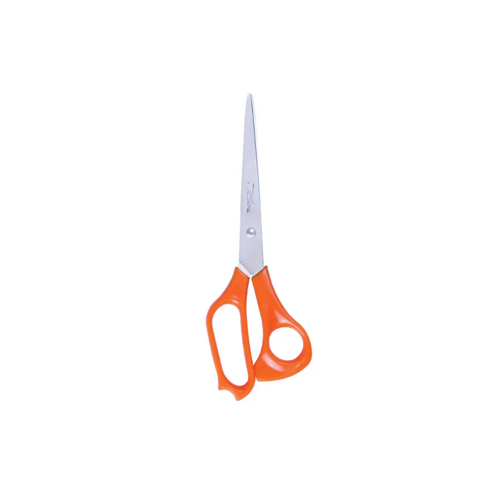 [6007652000680] Scissor Orange Handle 210mm - Treeline