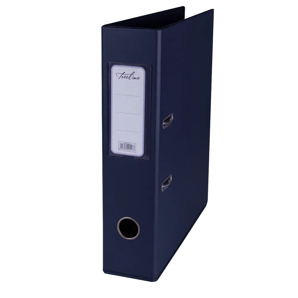 File Lever Arch Navy Blue PVC-70 - Treeline