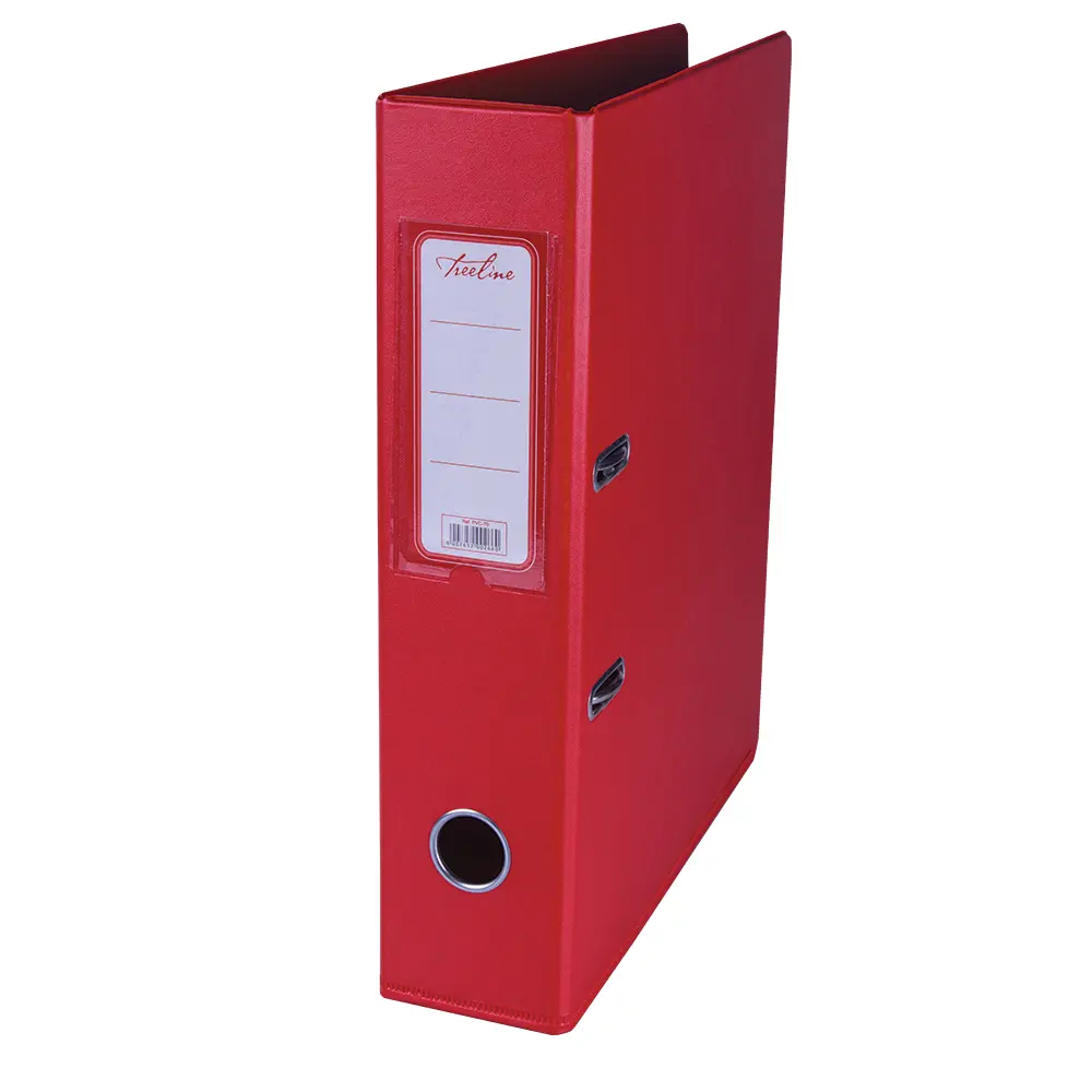 File Lever Arch Red PVC-70 - Treeline