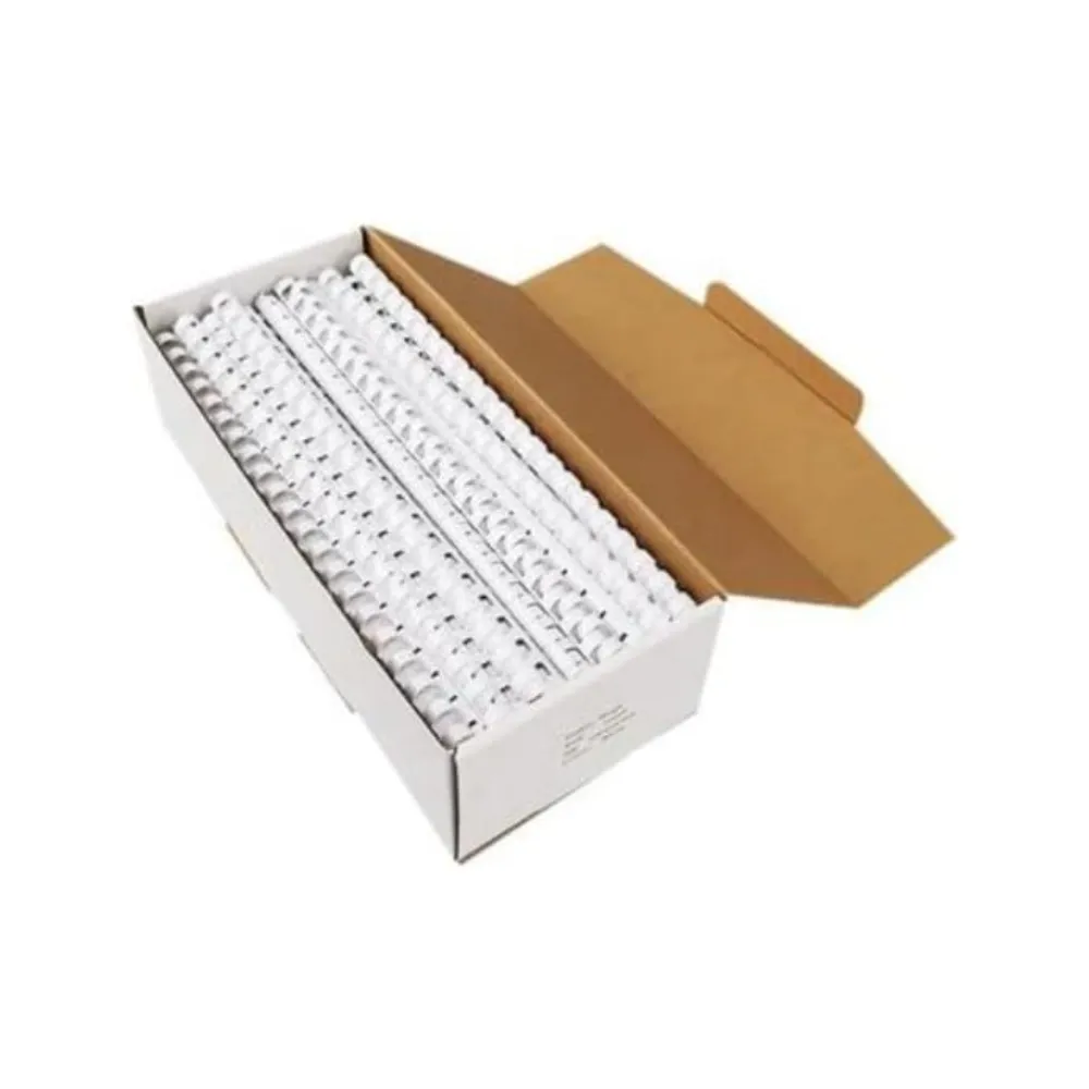 Binding Elements 8mm White 45SHT 100`s