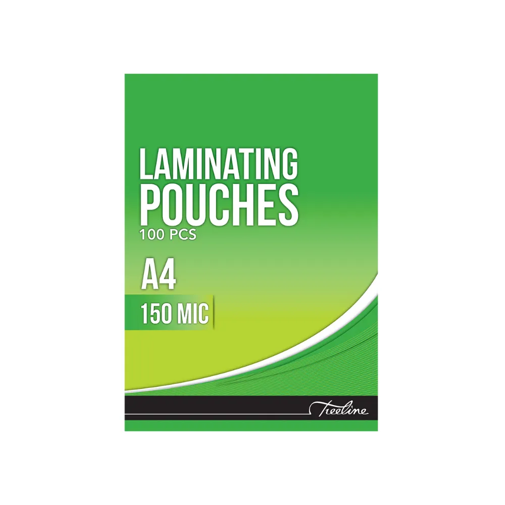Laminating Pouch A4 150 Micron 100`s  - Treeline