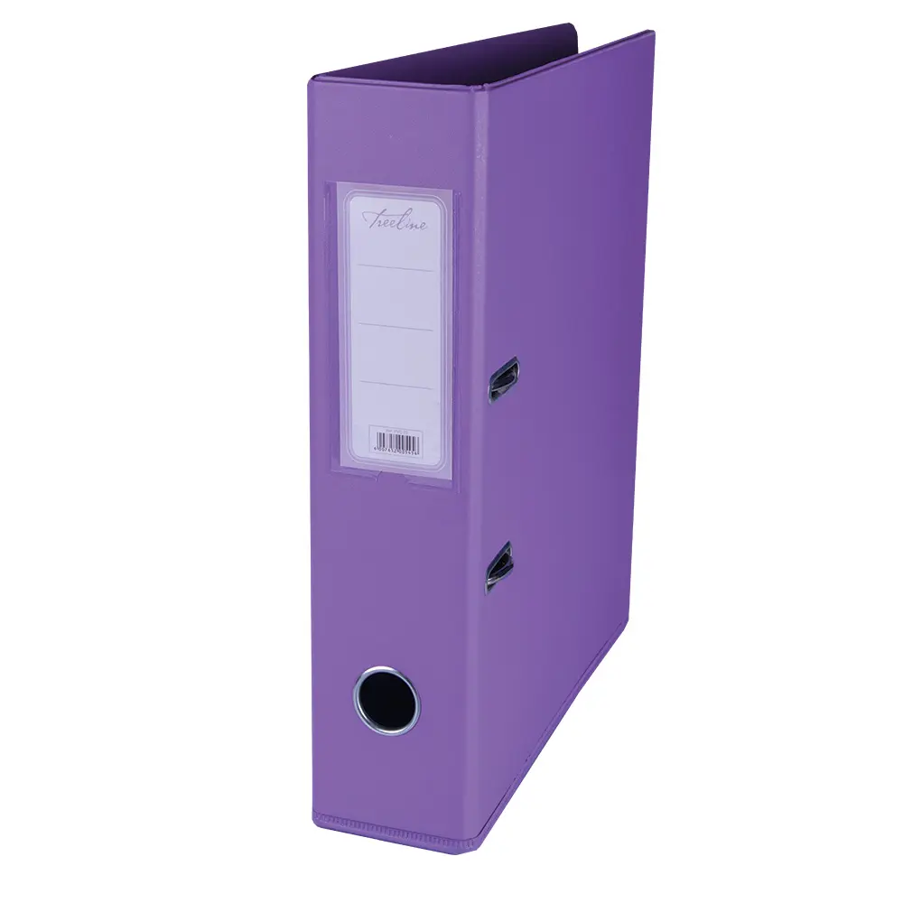 [6007652005456] File Lever Arch Dark Purple PVC-70 - Treeline