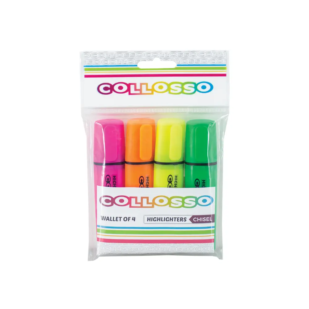 Highlighter Wallet 4 Ass - Collosso