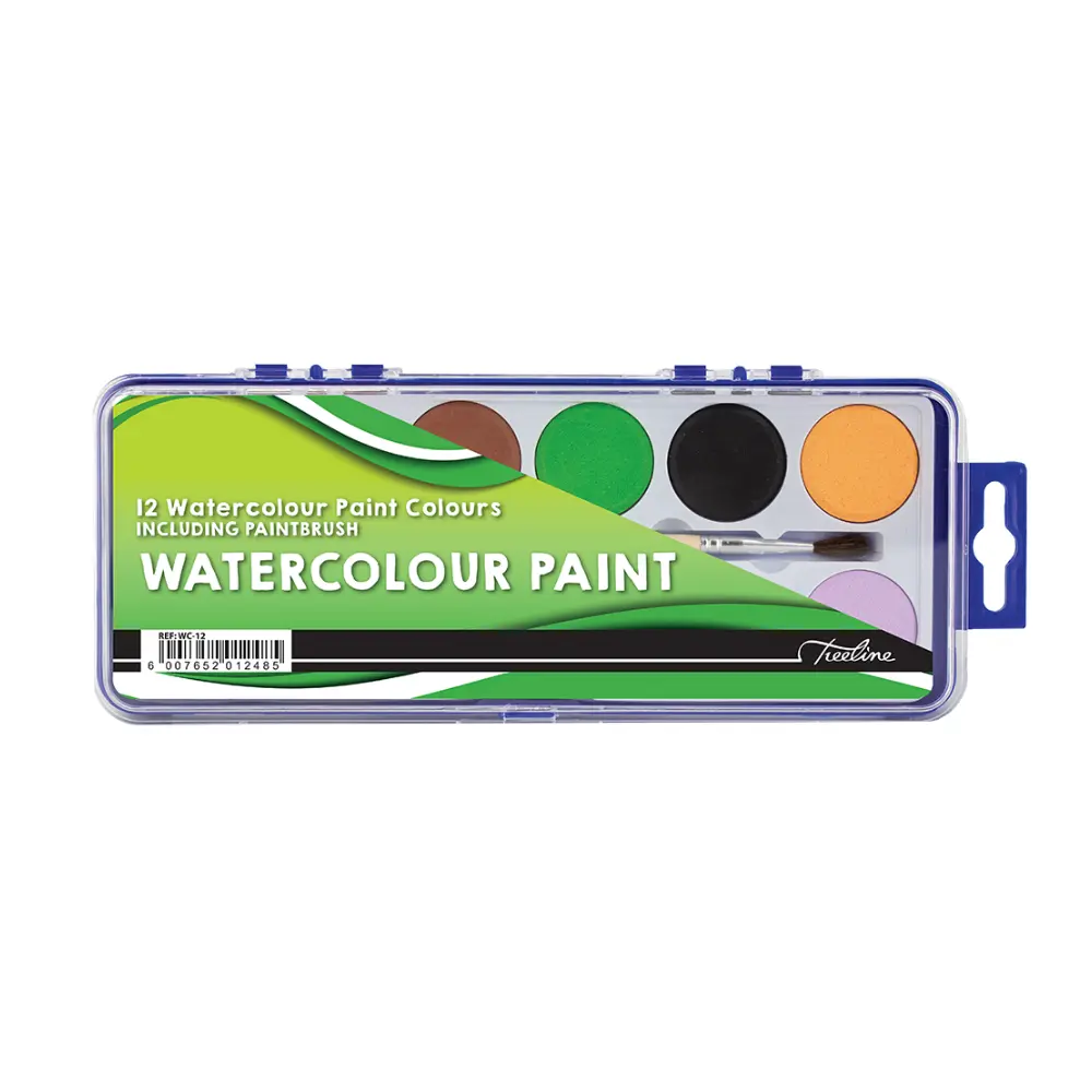 [6007652012485] Watercolour Paint 12 set - Treeline