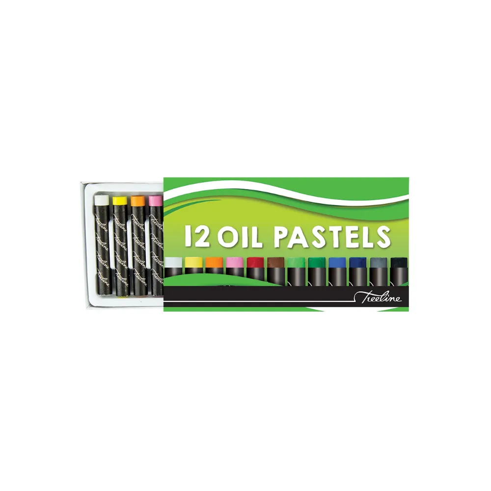 [6007652012553] Oil Pastels 12`s - Treeline