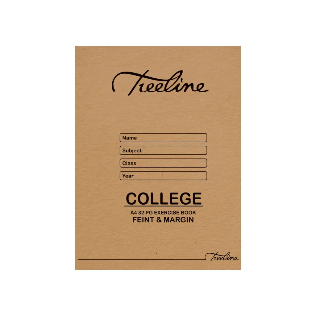 Book A4 32p Feint Margin - Treeline