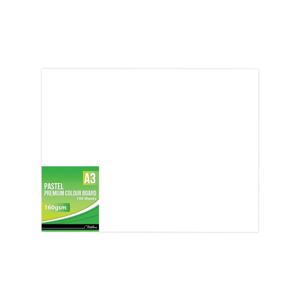 [6007652017213] Board A3 160gsm White 100`s - Treeline 