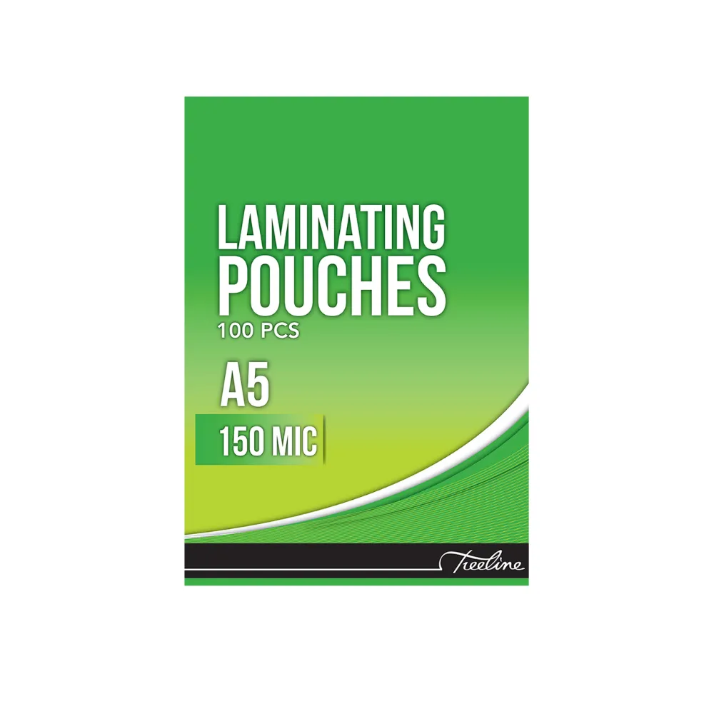 [6007652017961] Laminating Pouch A5 150 micron 100`s - Treeline