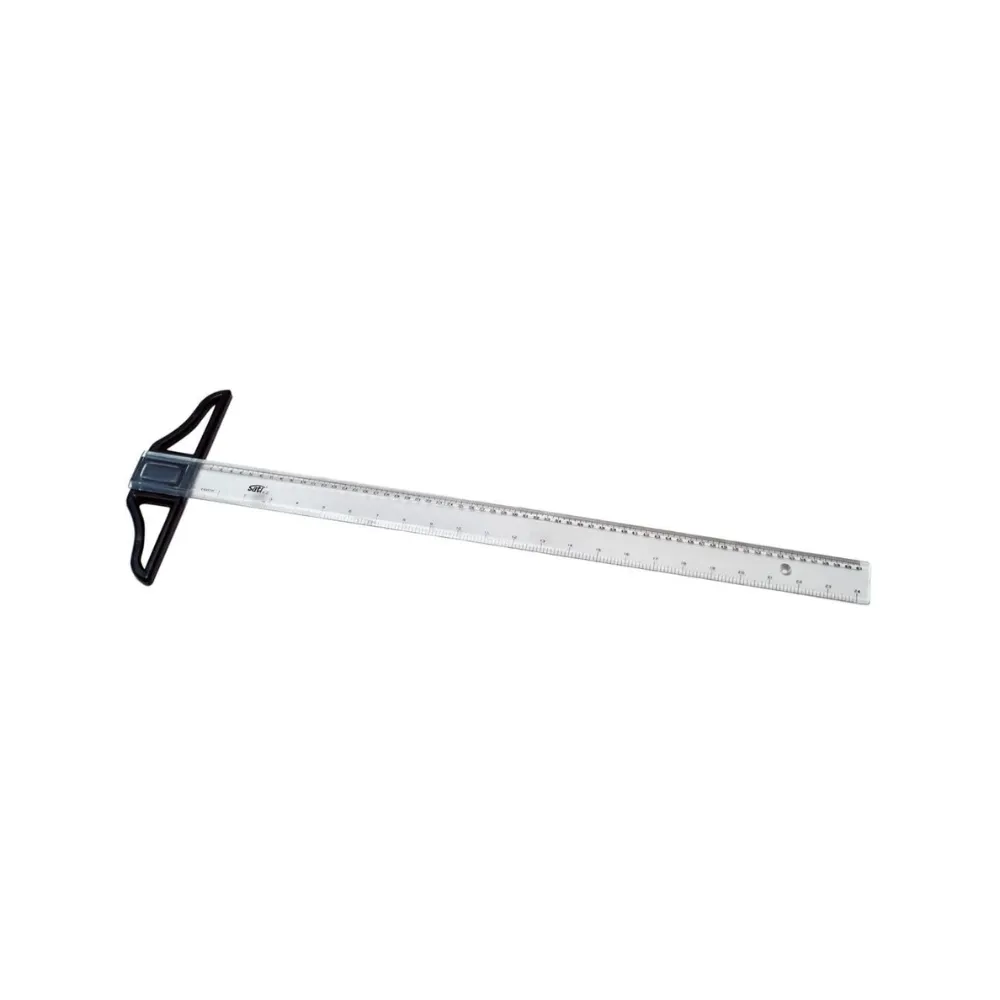 Ruler Plastic T Square 60cm Clear - Nexx