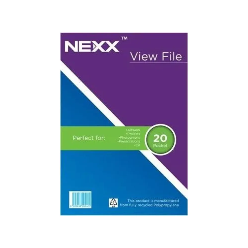 [6007749002511] View File A4 20 Pocket - Nexx