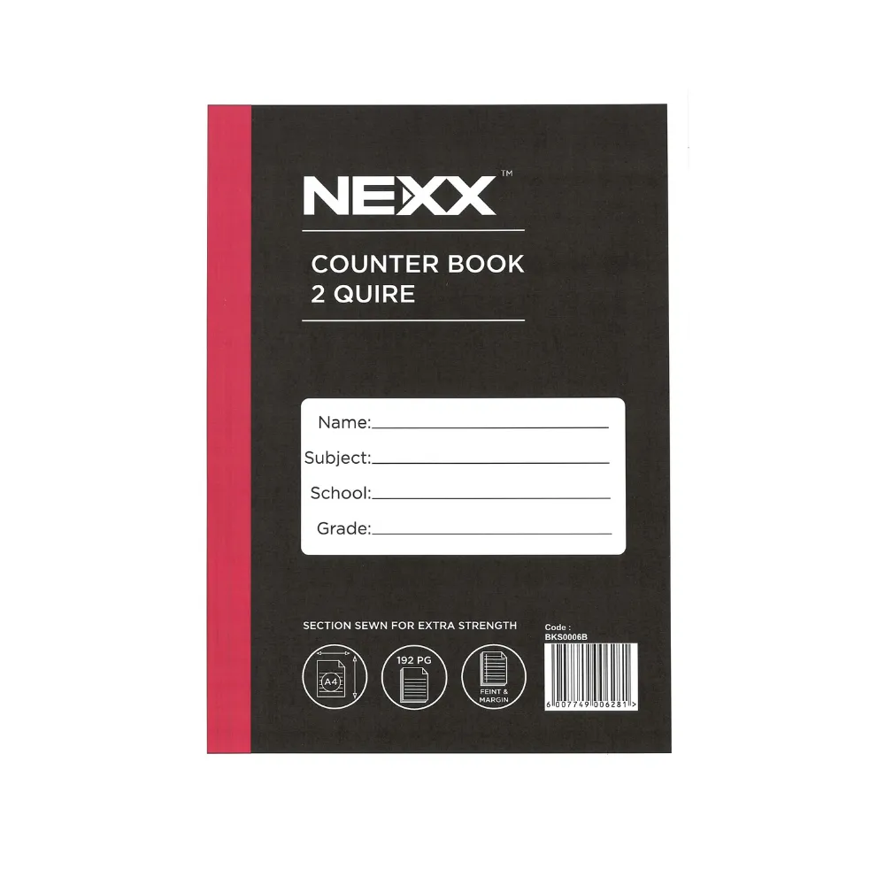 [6007749006281] Book A4 192p Feint Margin - Nexx