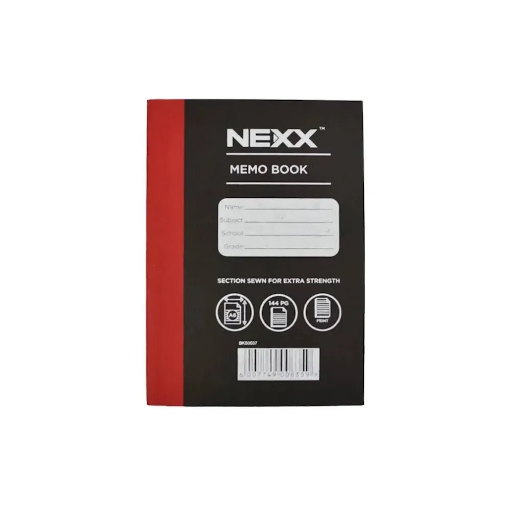 Book A6 144p Memo - Nexx