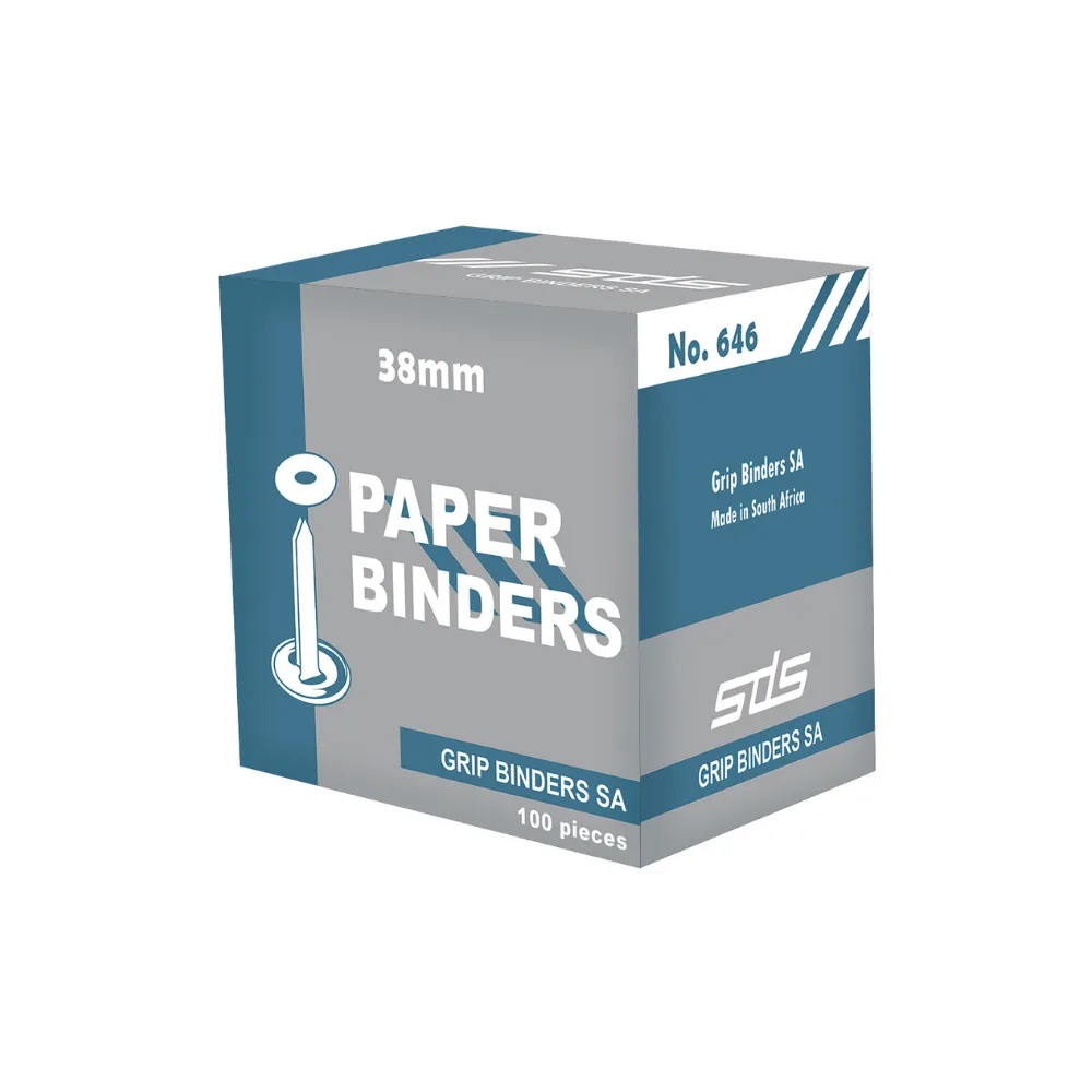 [6008387000051] Paper Binder 38mm 100`s - SDS