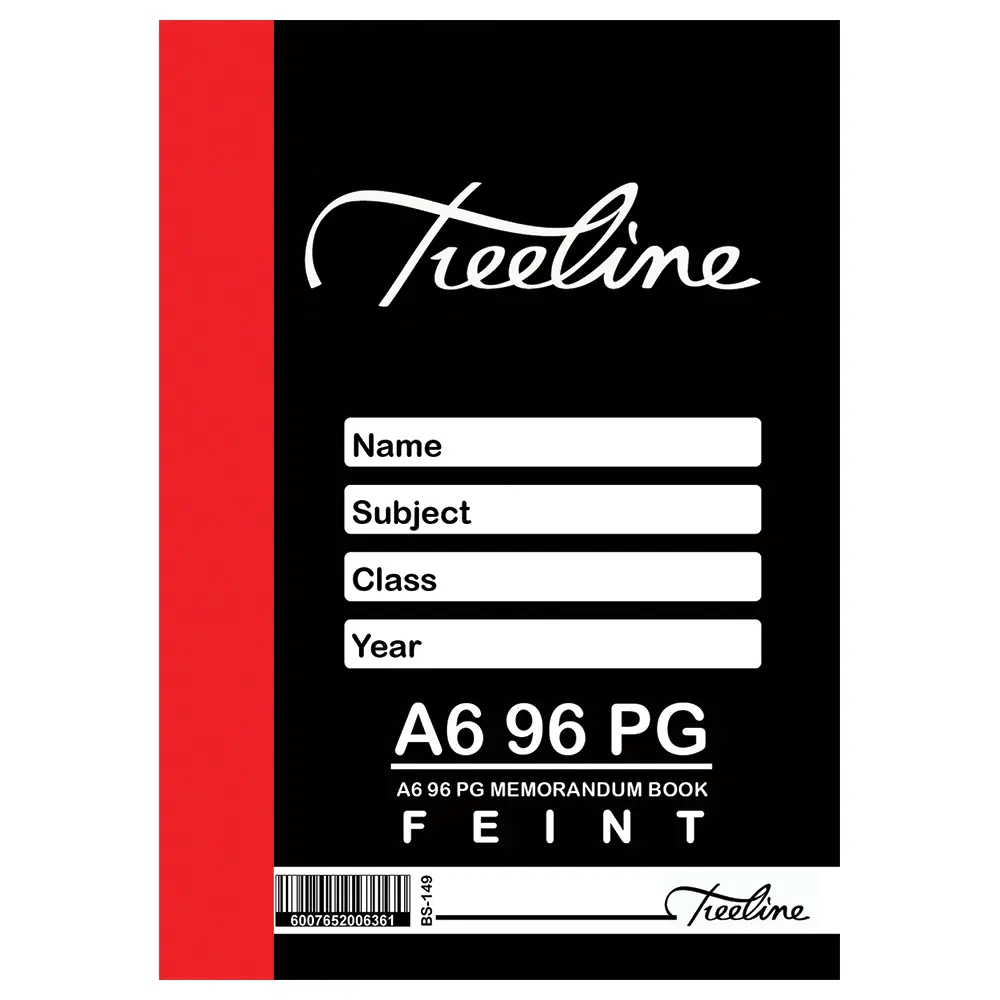 [6008454000403] Book A6 96p F/M - Treeline