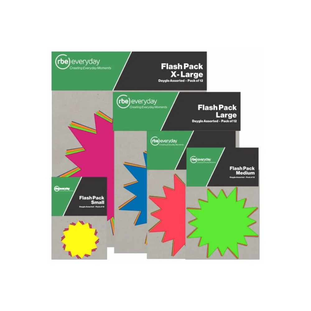 [6008496008832] Flash Pack Medium Star Paper Smart