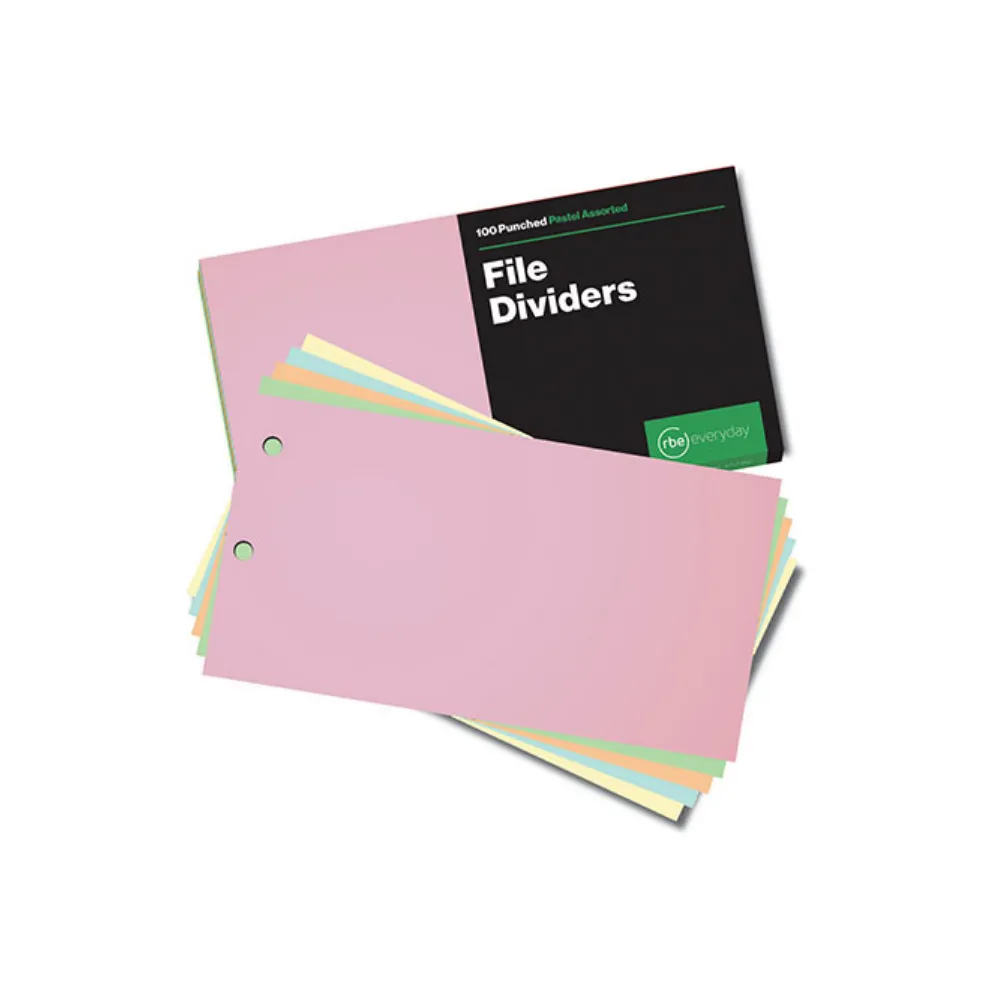 Index Divider 100`s Board Pastel - RBE 