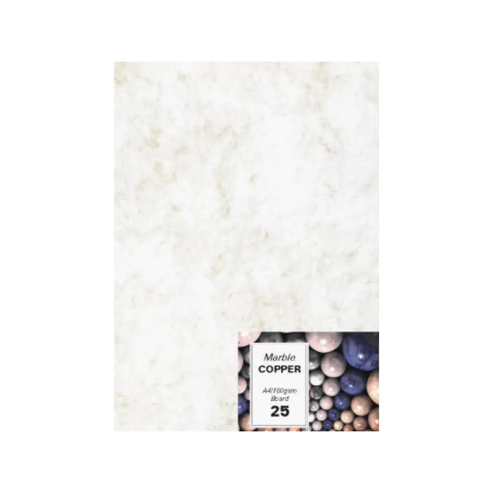 [6008496022968] Board Marble A4 Copper 100`s - RBE