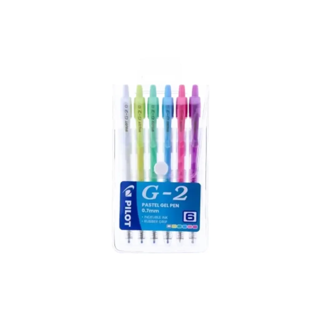 [6009500099679] Pen Gel G2-7 Pastel Wallet 6`s - Pilot 