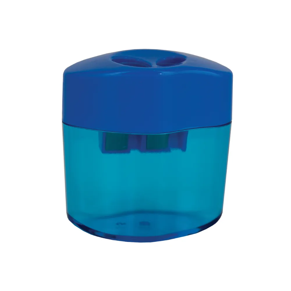 [6009548803177] Sharpener Barrel Two Hole Blue - Treeline - Faulty