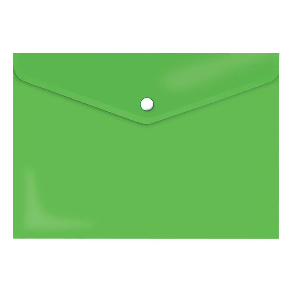 Folder Carry Plastic A4 Lime - Treeline