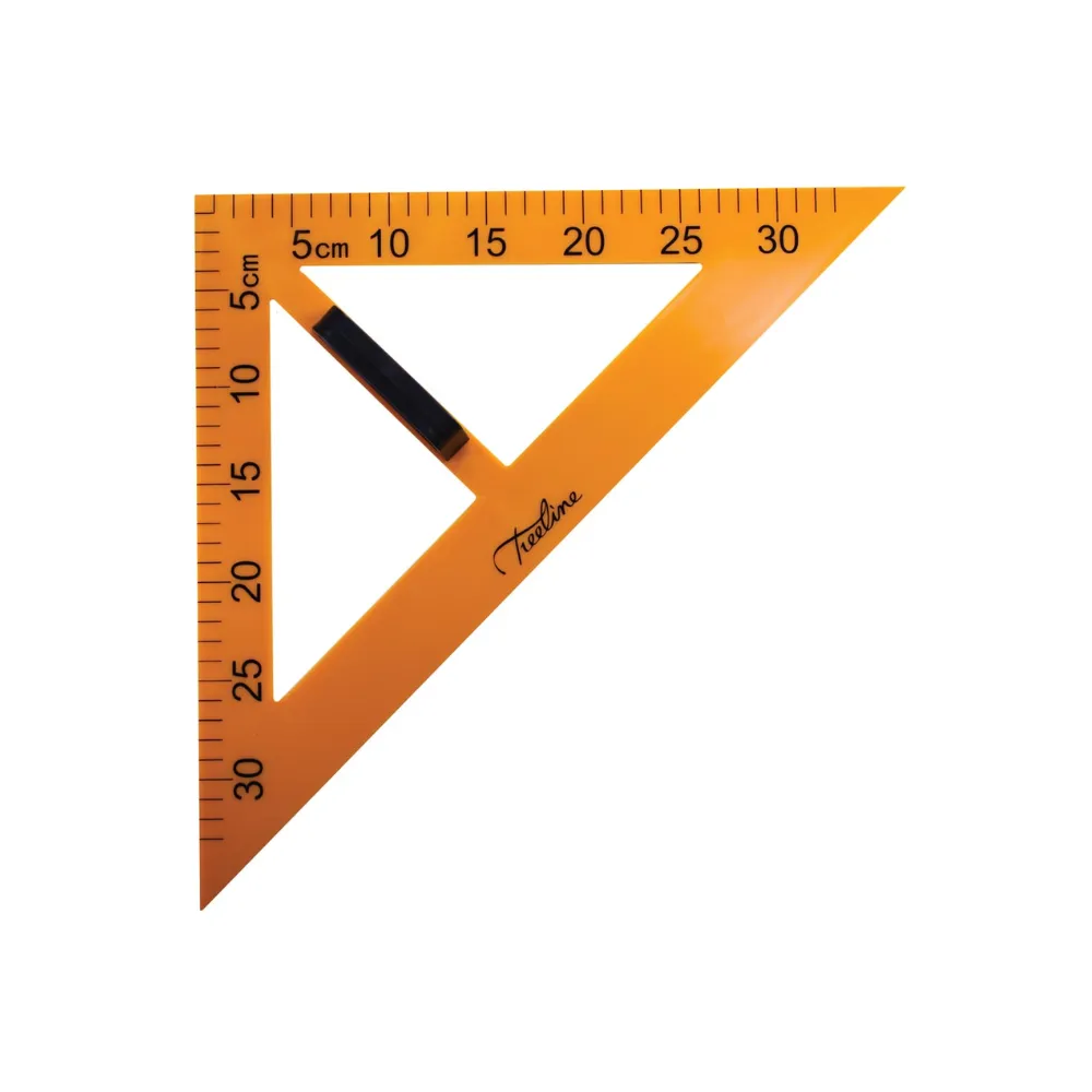 [6009548809285] Blackboard 45 Degree Set Square - Treeline