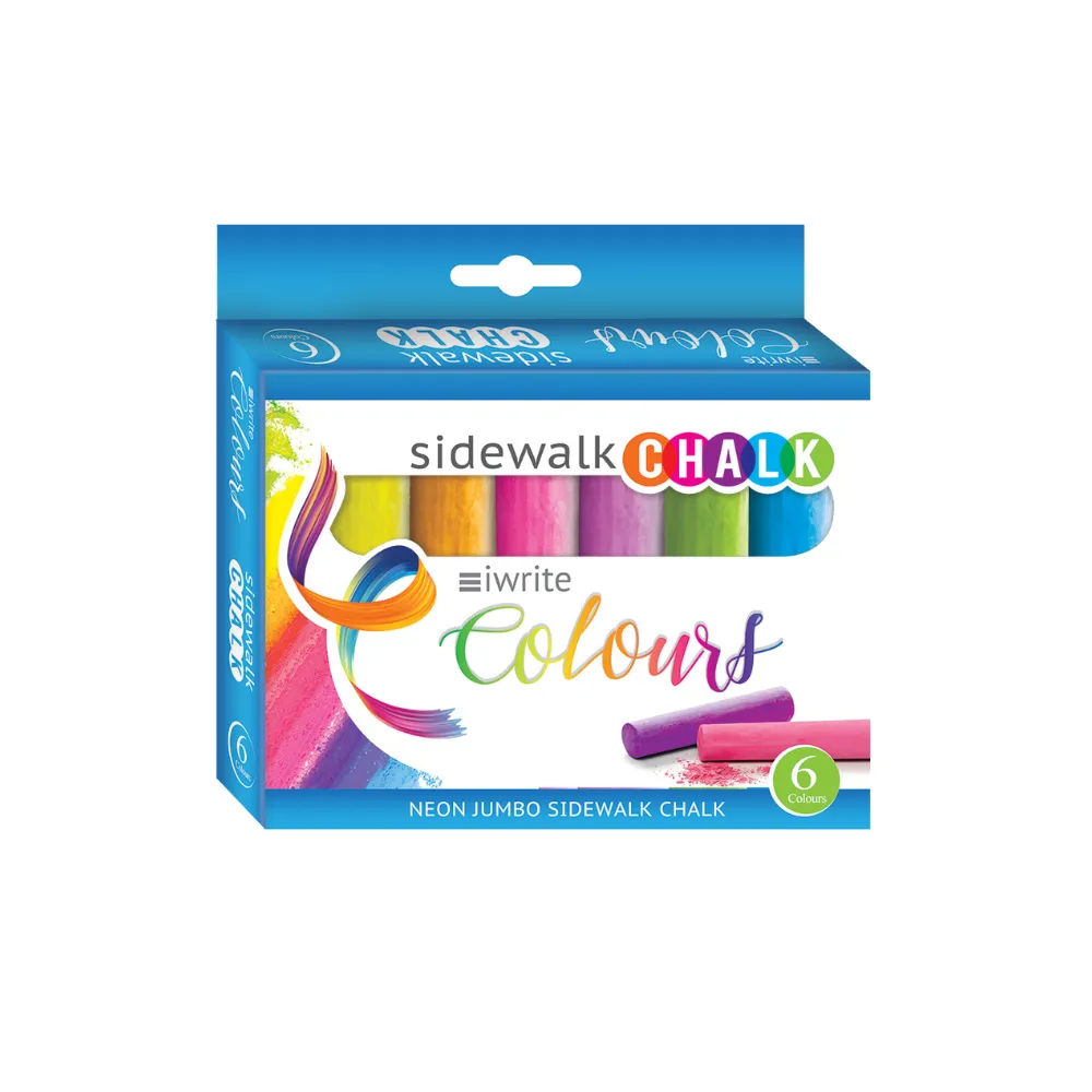 Chalk Neon Sidewalk 6`s Coloured - iWrite