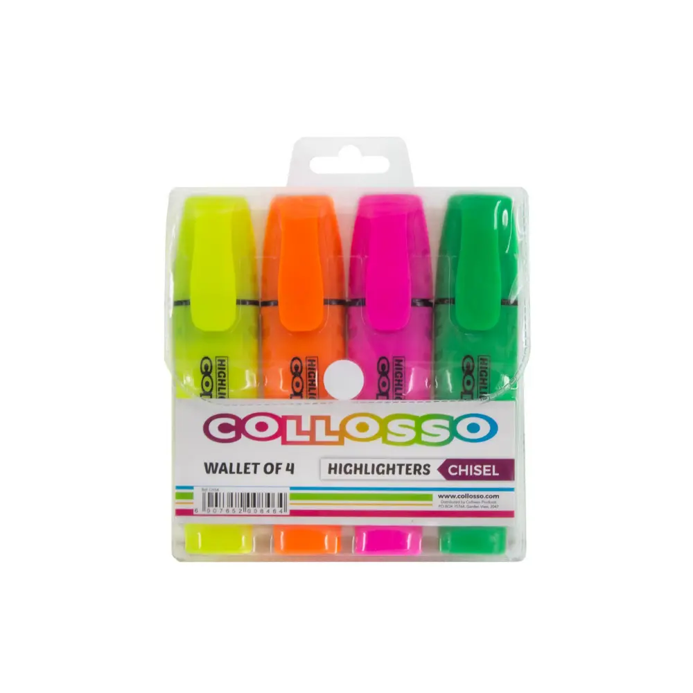 Highlighter Pastel 4`s - Collosso