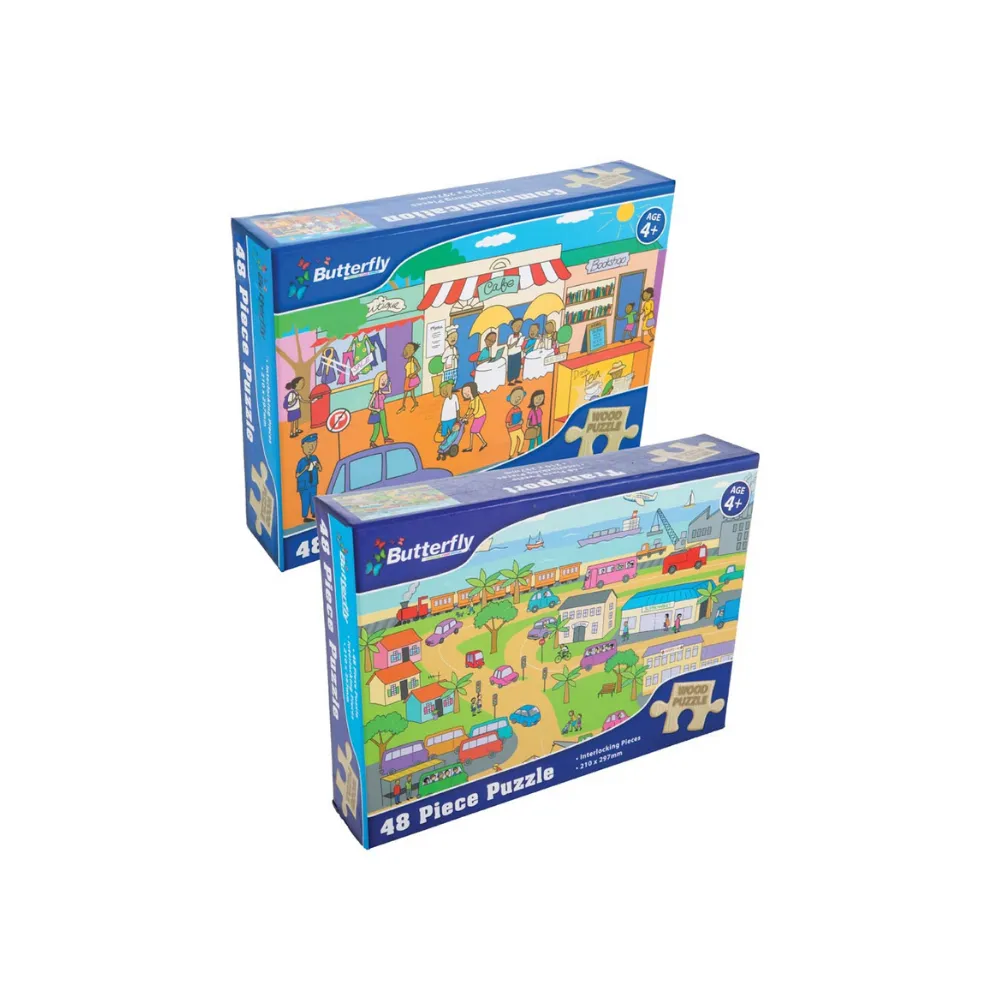 [6009607814069] Puzzle 48 Piece wooden - BSC