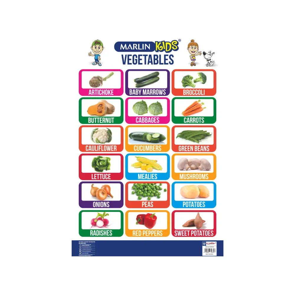 [6009608646348] Chart Kids Vegetable - Marlin 