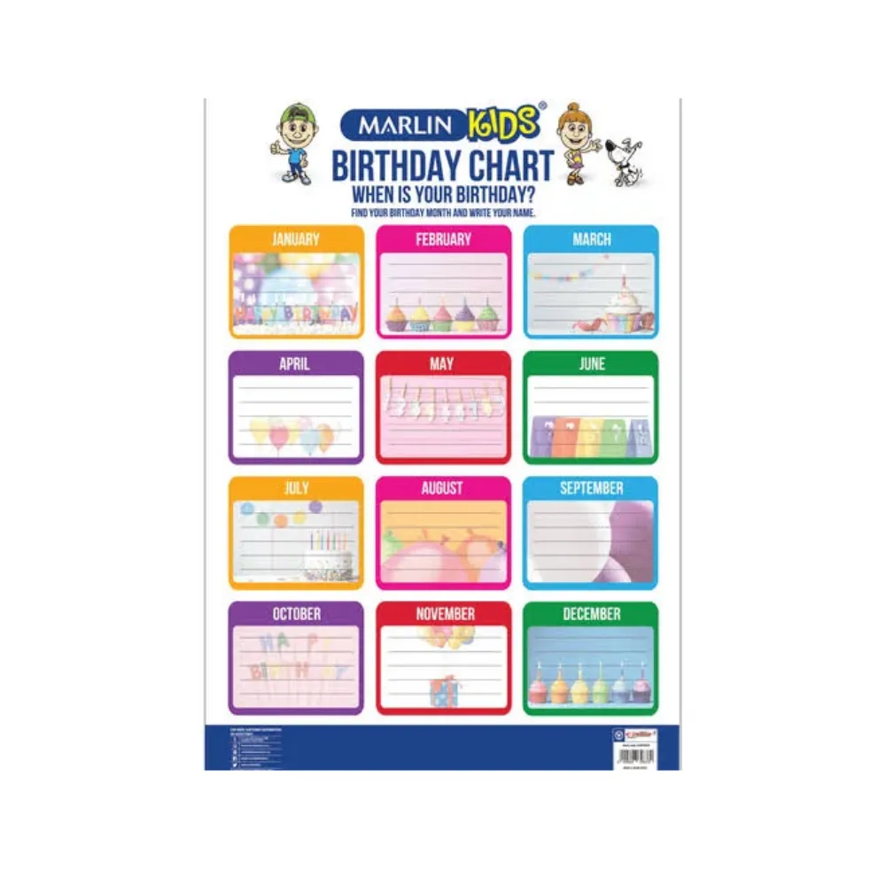 Chart Birthday - Marlin