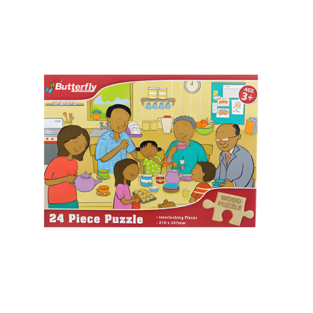 [6009627607375] Puzzle My Family 24pc - Interstat