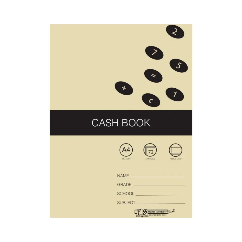 Book ACC A4 72p Cash - Freedom