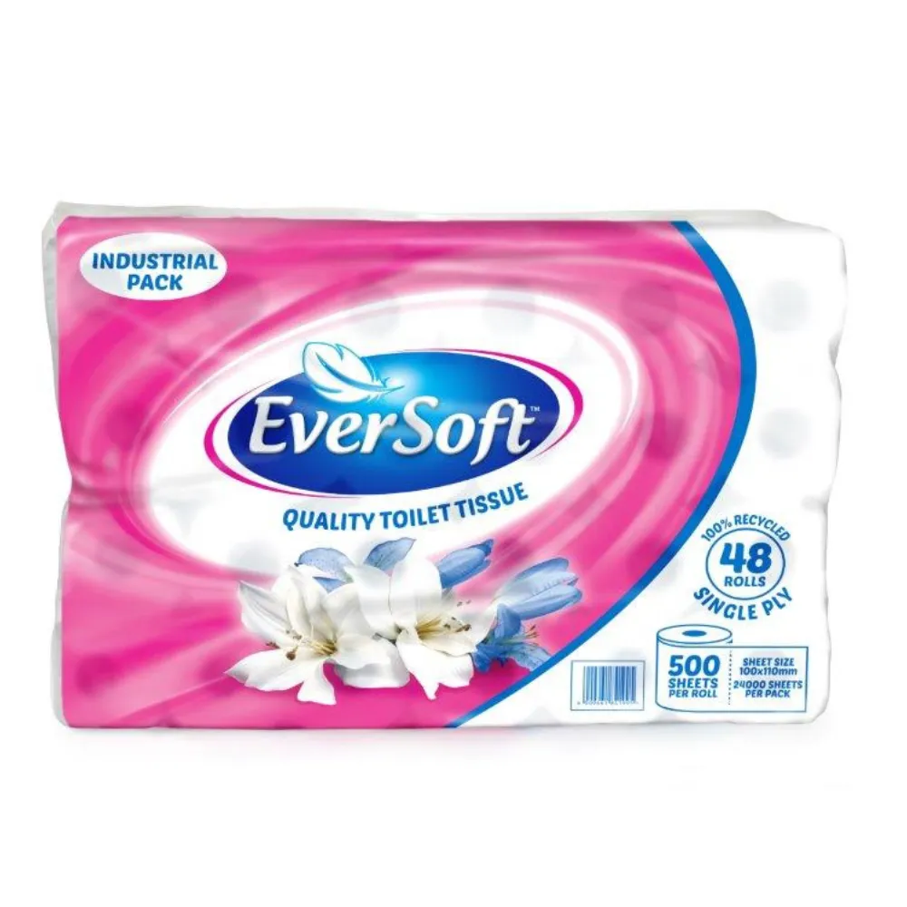 Eversoft Toilet Paper Classic 48`s Unwraped - Recycle 