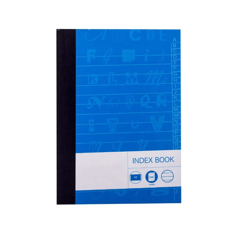 [6009685858849] Book Index A6 144p - Marlin