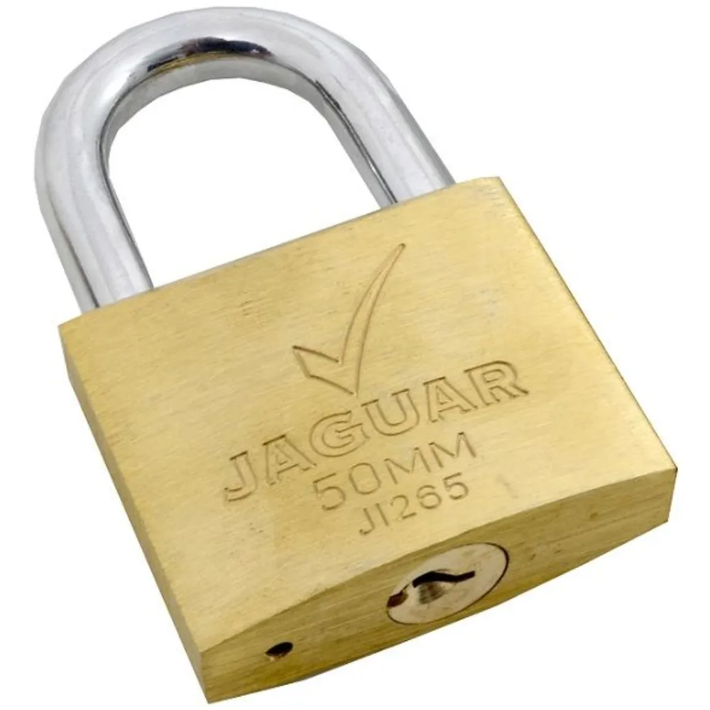 [6009693511989] PADLOCK 50mm BR JAGUAR CLAM
