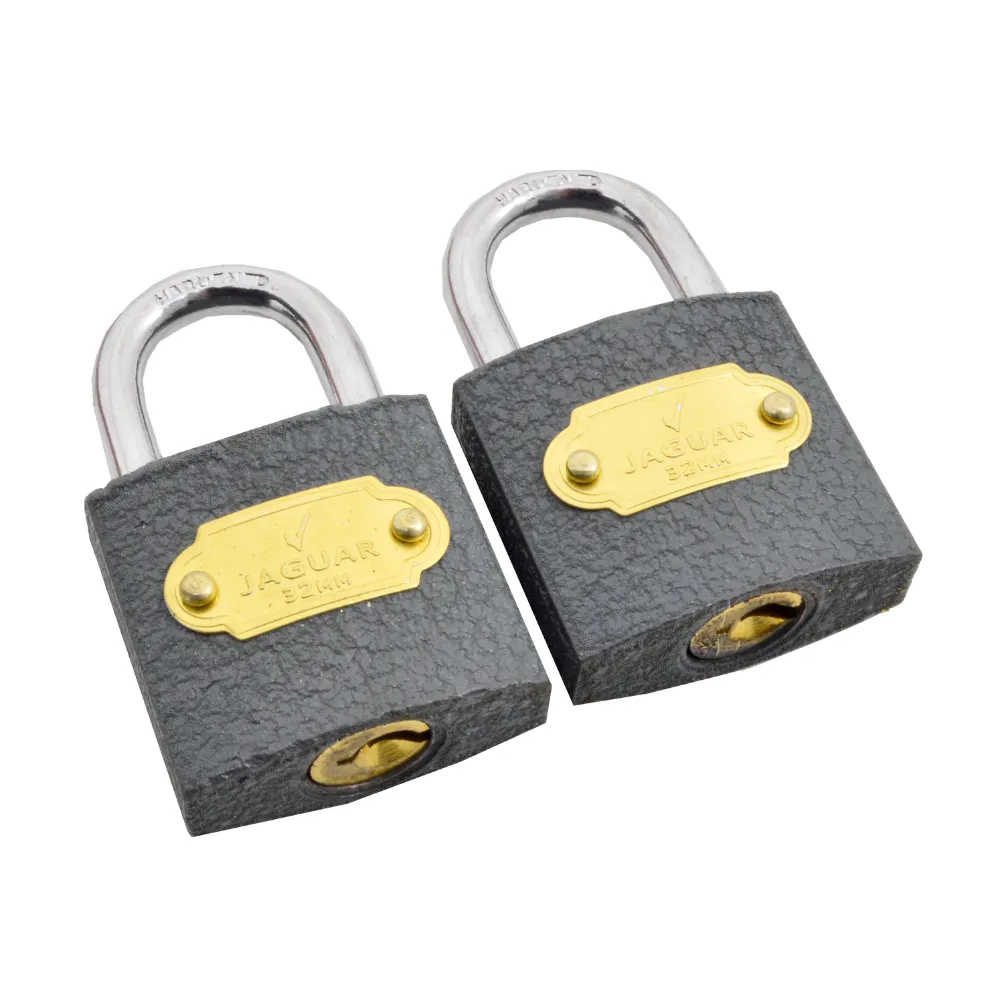 [6009693512252] PADLOCK 32mm IRN 2PAC KA JAGUAR CLAM