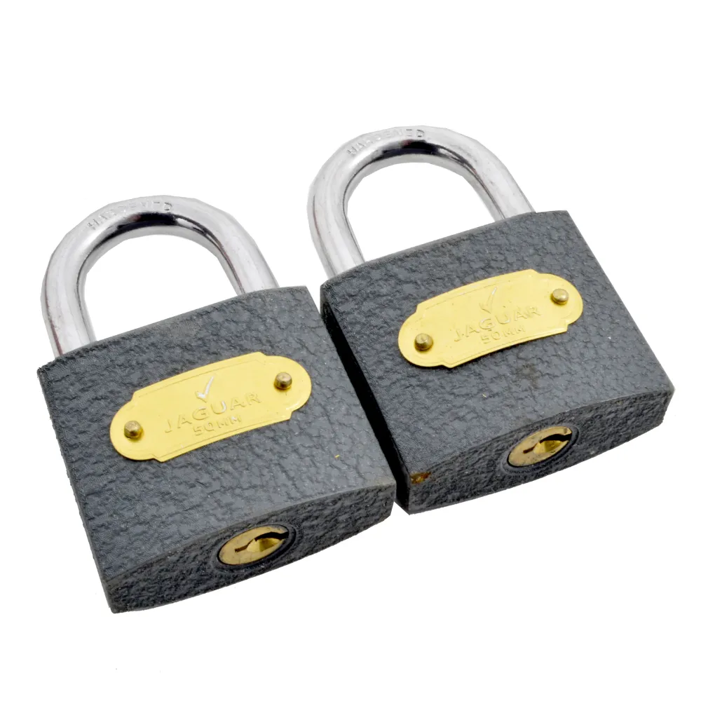 [6009693512290] PADLOCK 50mm IRN 2PAC K/A JAGUAR CLAM