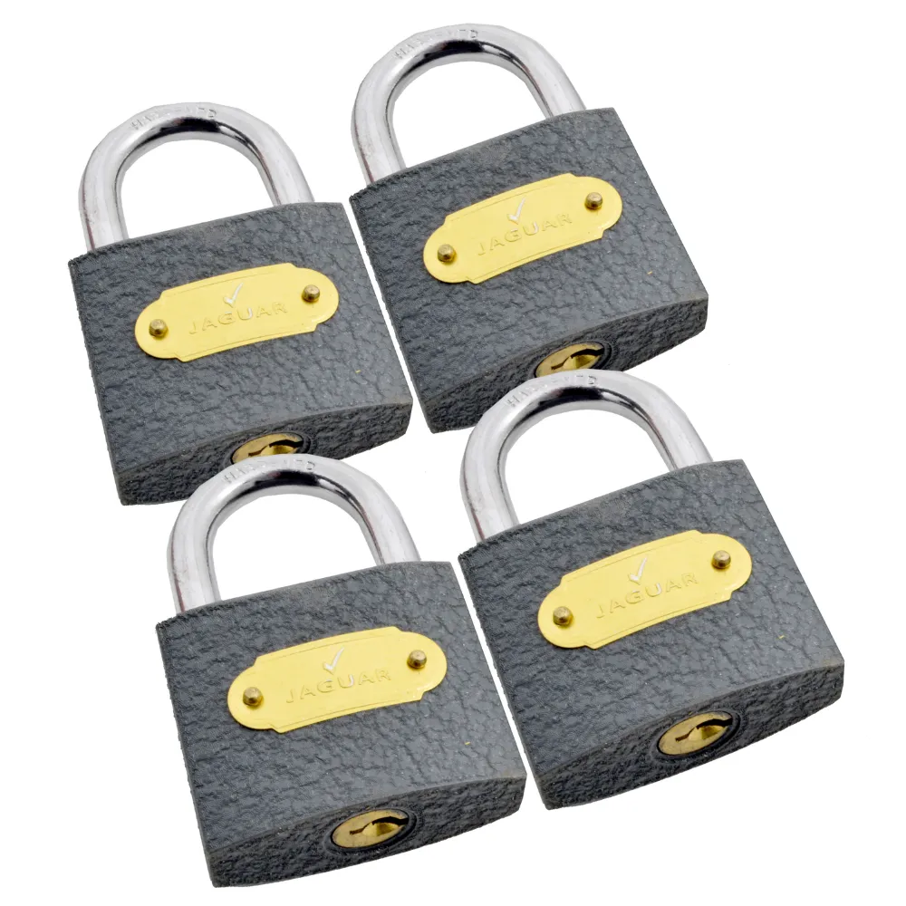 [6009693517882] PADLOCK 63mm IRN 4 PAC KA JAGUAR CLAM