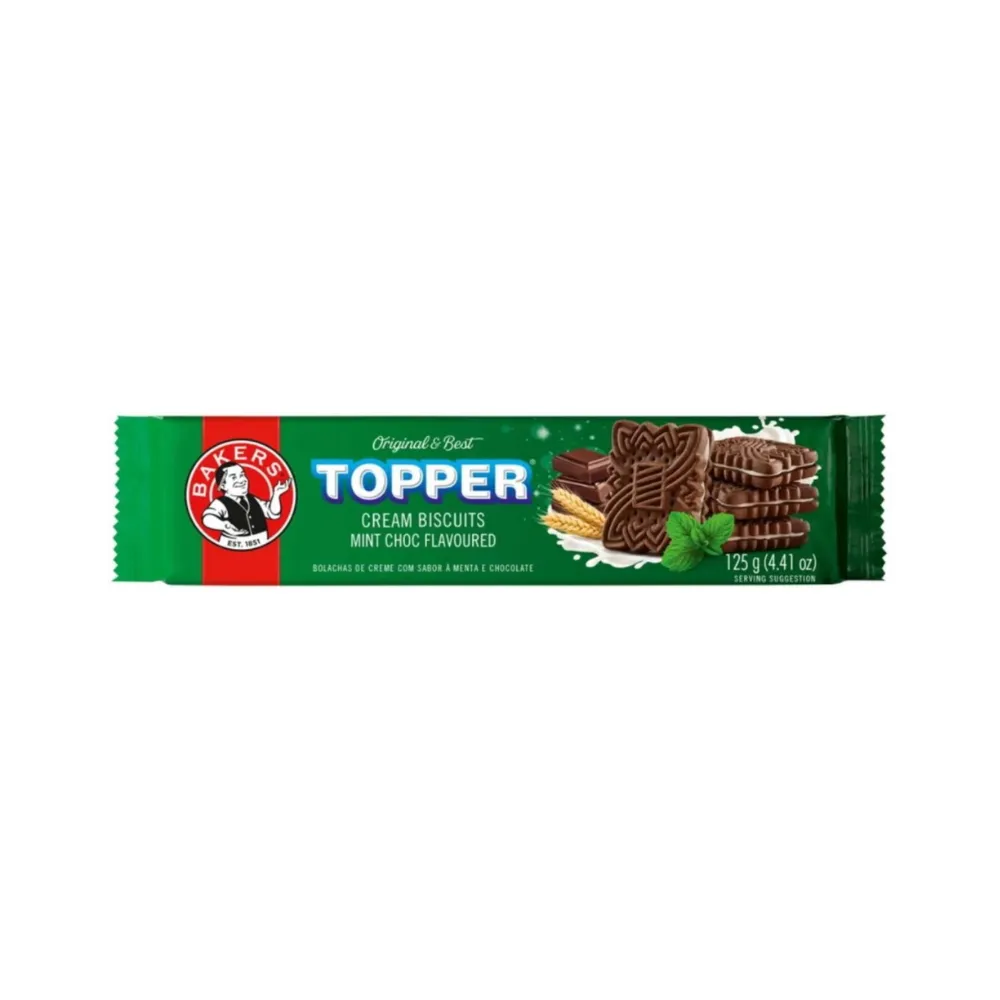 [6009704170136] Bakers Topper 125g Chocolate Mint