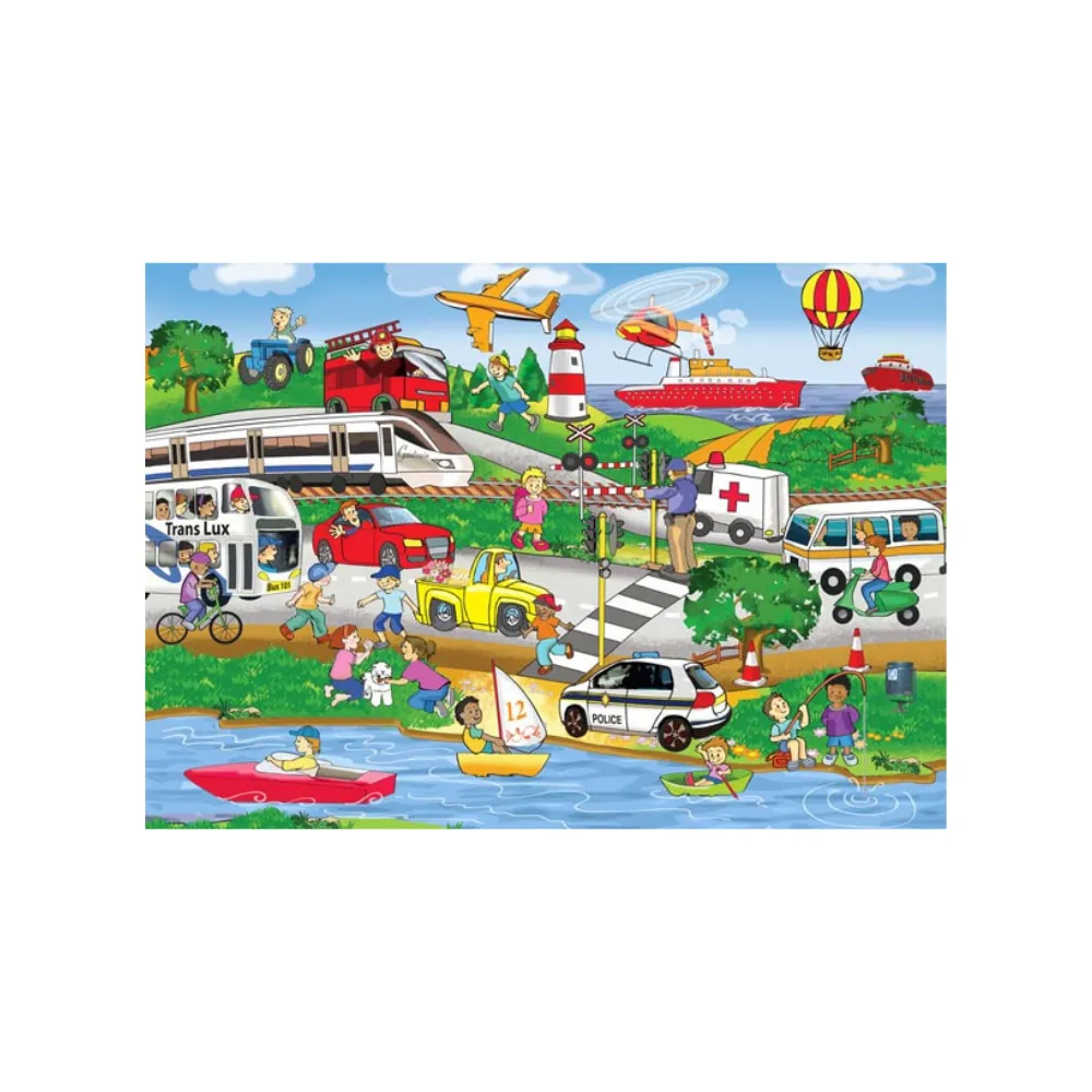 Puzzle Transport 24pc - Interstat