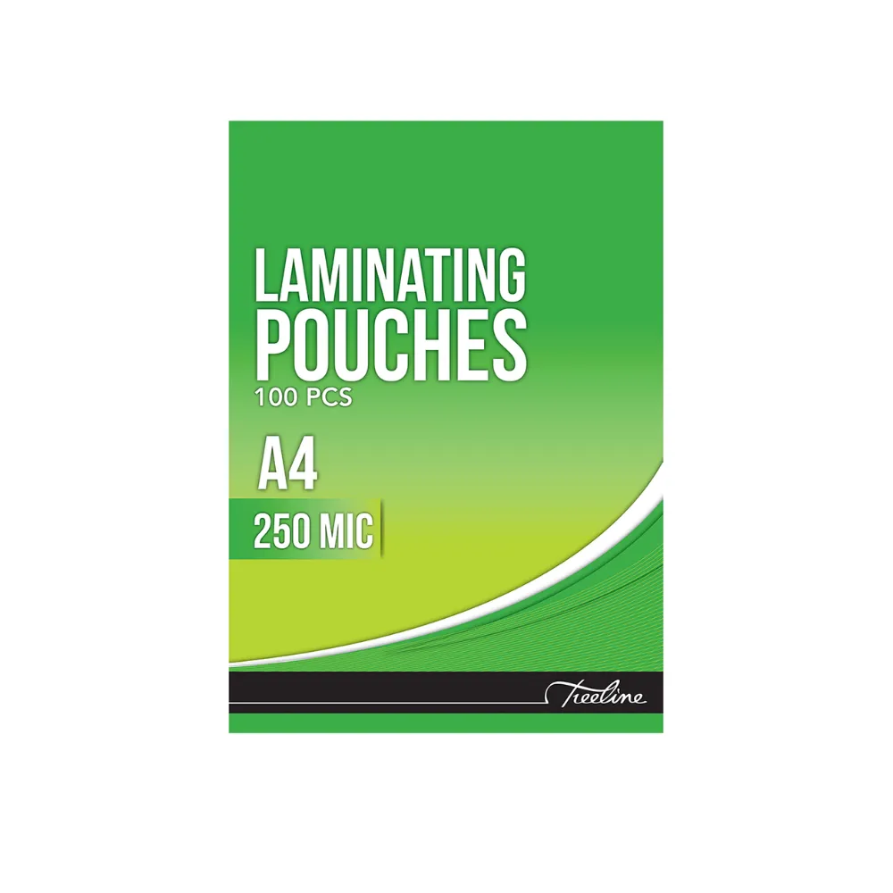 Laminating Pouch A4 250 Micron 100`s - Treeline