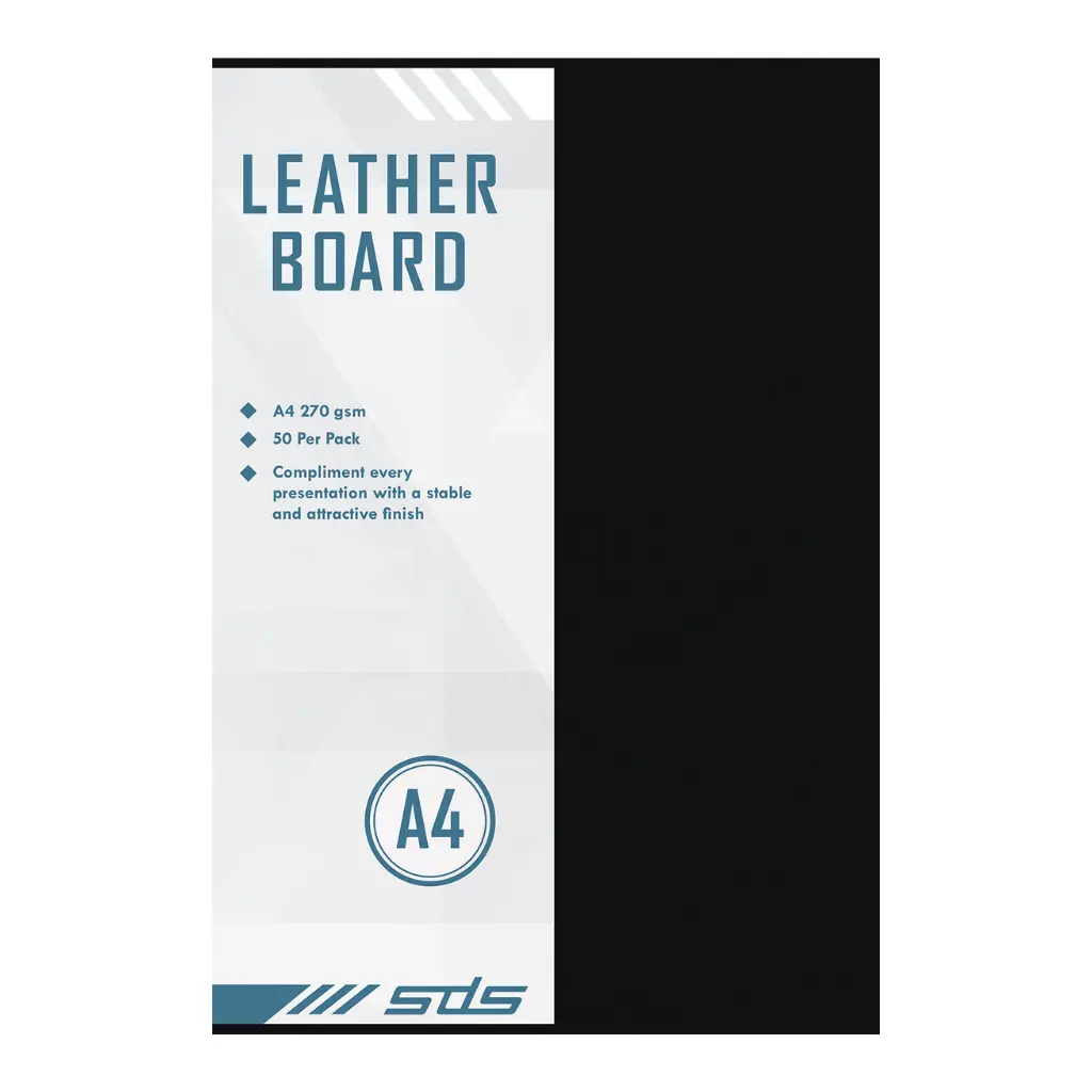 Board A4 Leather Black - SDS