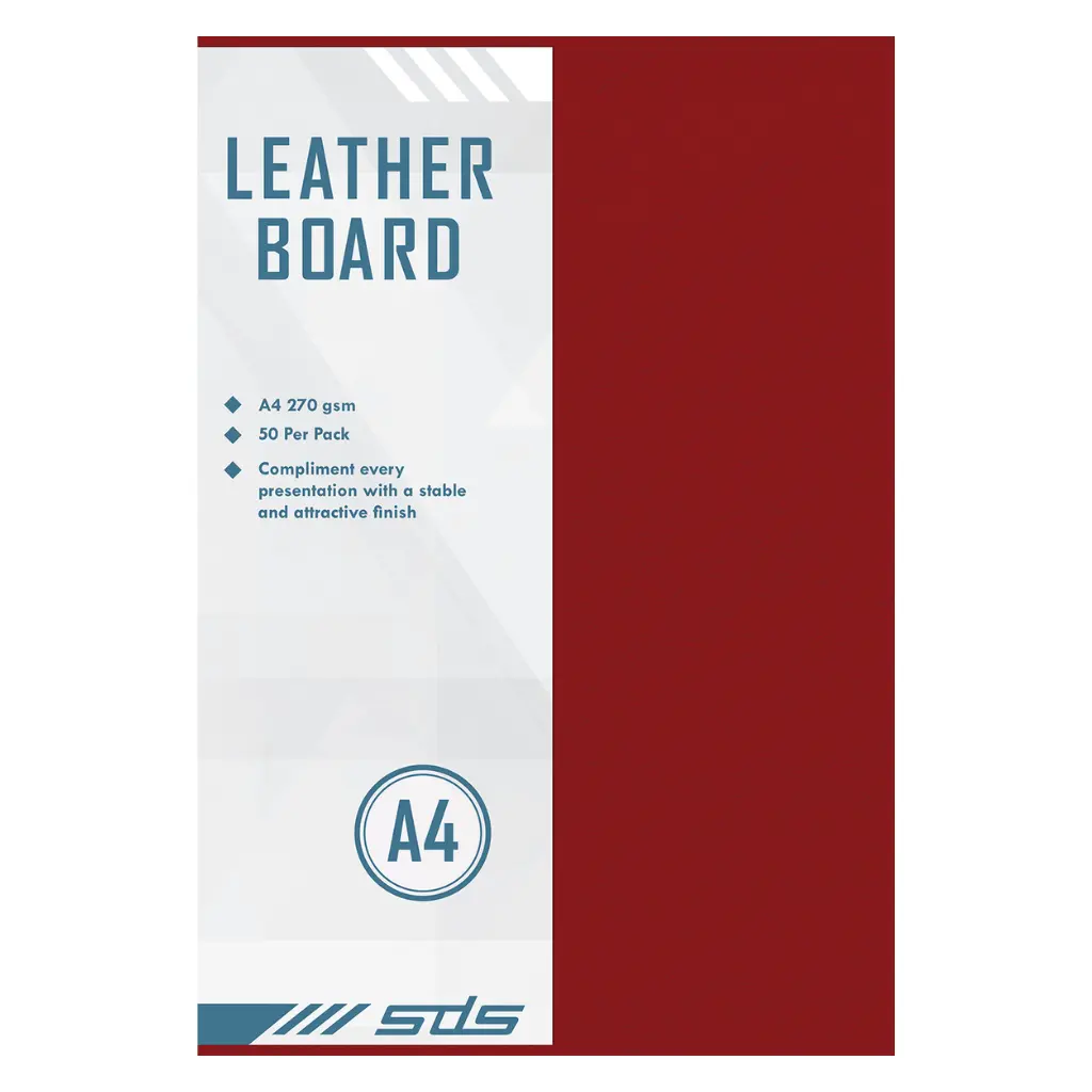 Board A4 Leather Red - SDS