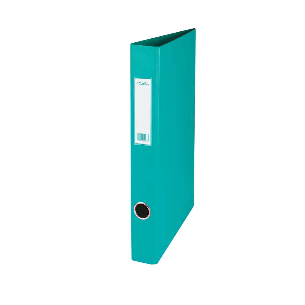 File Ringbinder 25mm PVC A4 Turquoise - Treeline